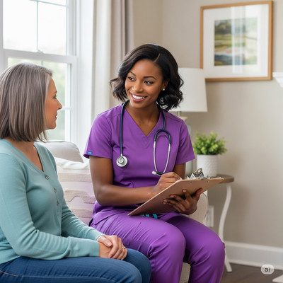 Step 3
A skilled healthcare professional comes to your location to provide the IV infusion